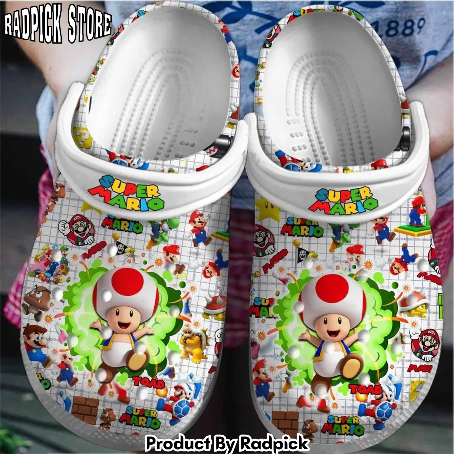 Radpick super mario game movie clogs shoes comfortable for men women pz6 rp6521059